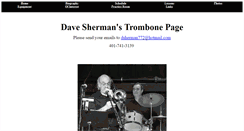 Desktop Screenshot of daveshermantrombone.com