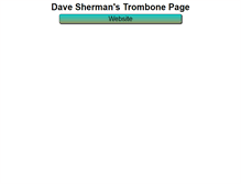 Tablet Screenshot of daveshermantrombone.com
